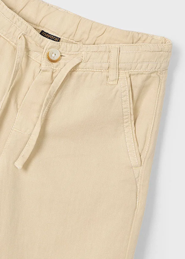 Pantalón lino cordón