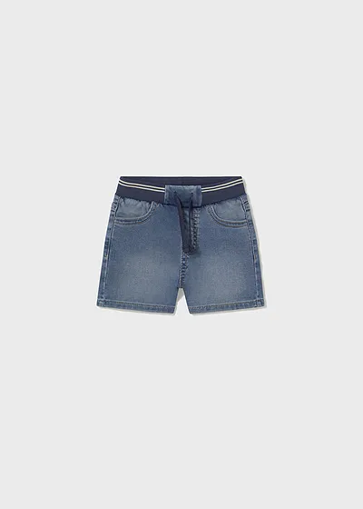 Bermuda soft denim jogger