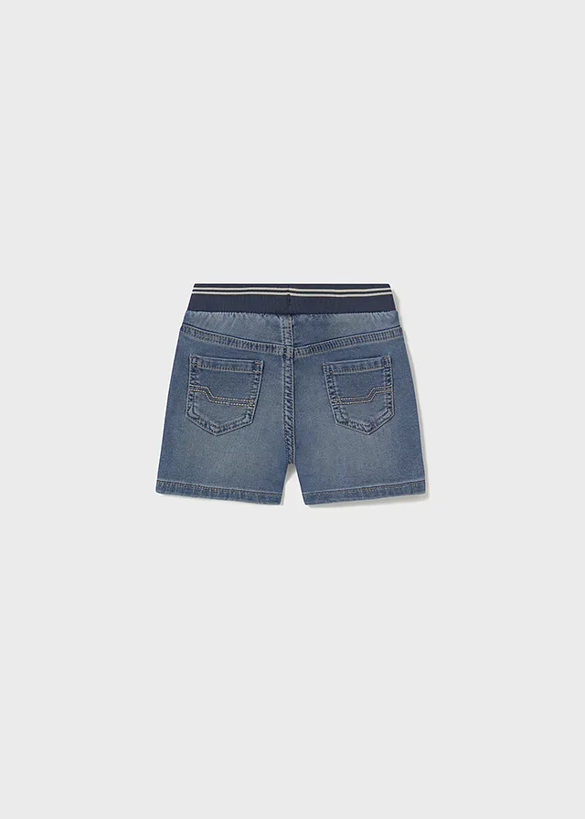 Bermuda soft denim jogger