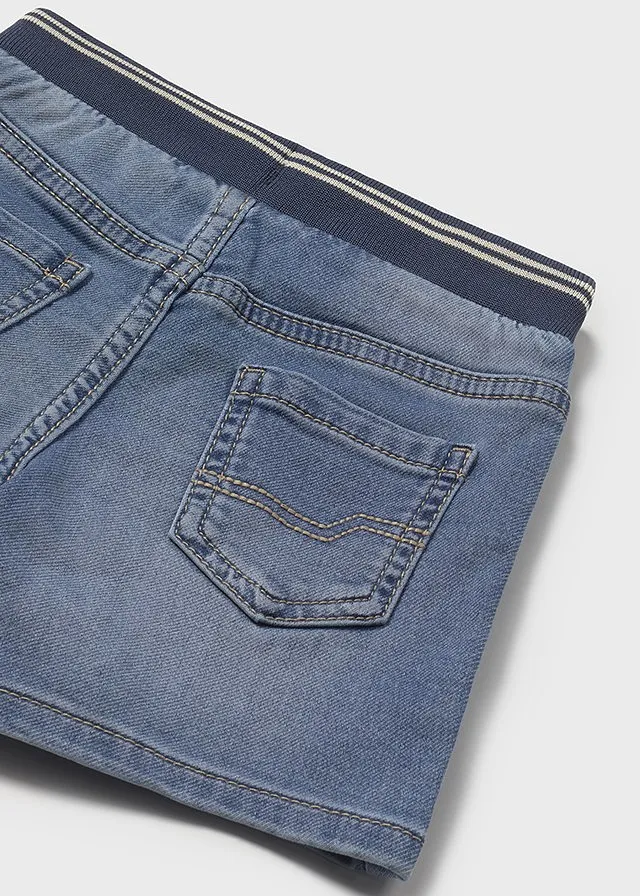Bermuda soft denim jogger