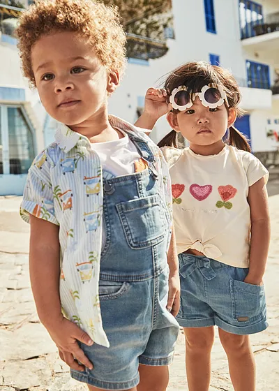 Braga corta soft denim