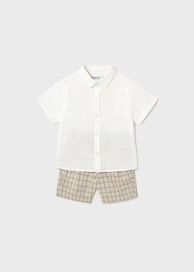 Conjunto bermuda vestir