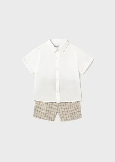 Conjunto bermuda vestir