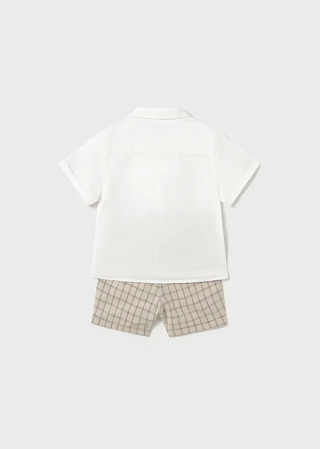 Conjunto bermuda vestir