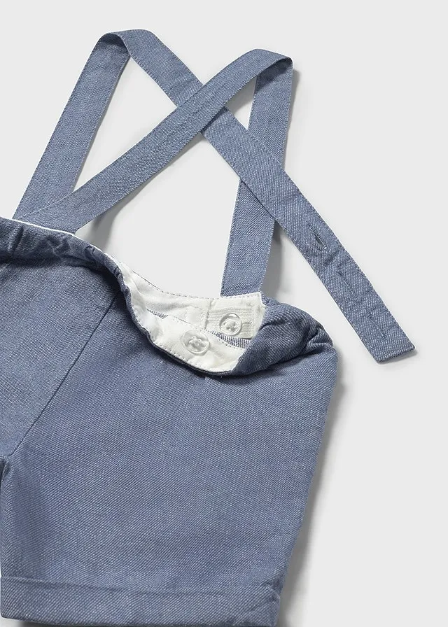 Conjunto bermuda vestir 3 piezas