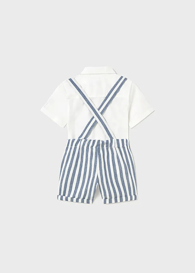 Conjunto bermuda vestir 3 piezas