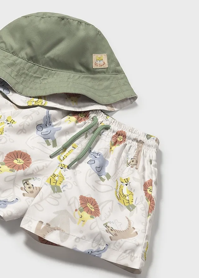 Conjunto Traje de Baño con gorro