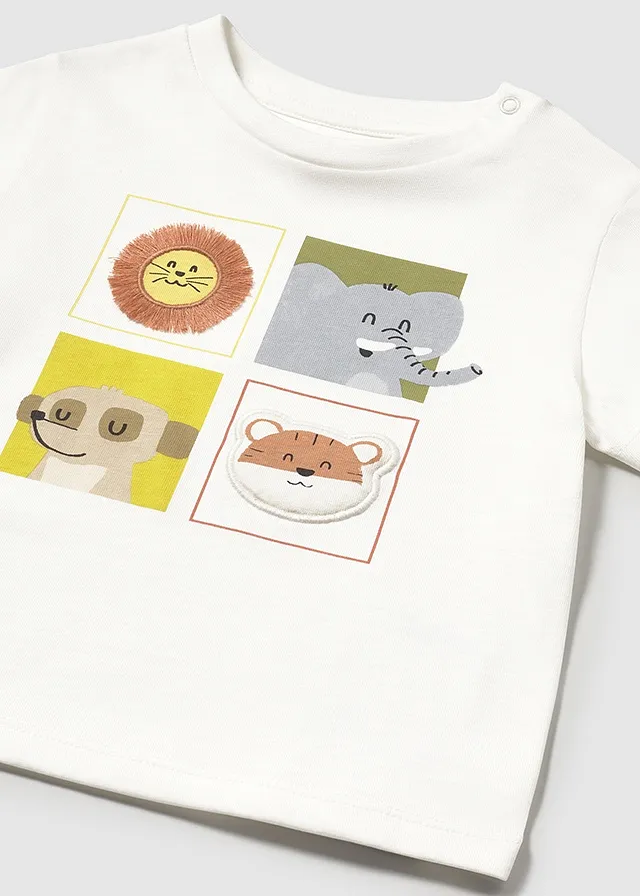 Franela m/c animales
