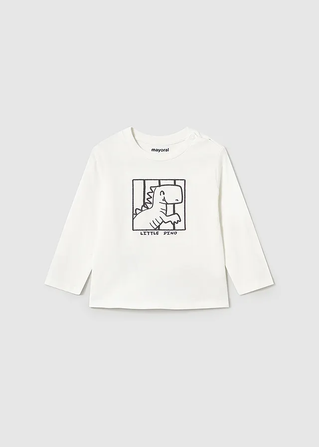 Franela m/l aplique