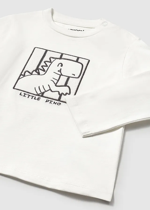Franela m/l aplique