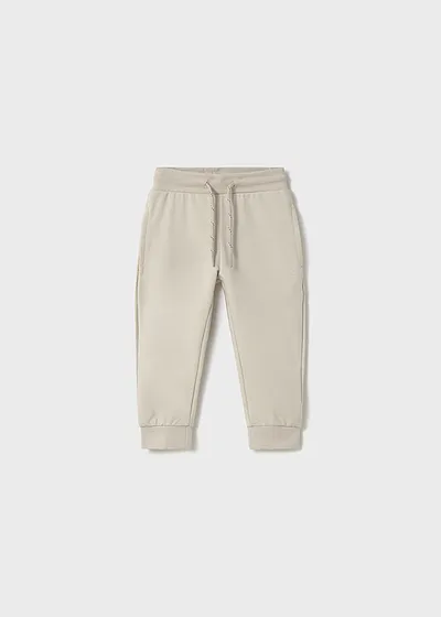 Pantalón felpa básico puños