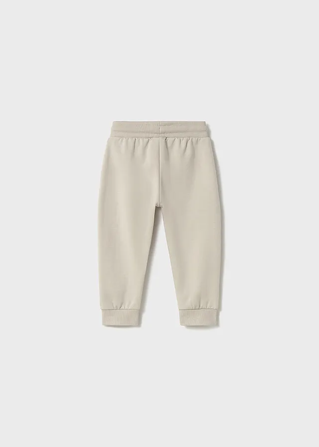 Pantalón felpa básico puños