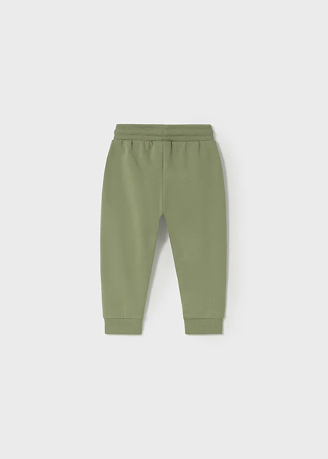 Pantalón felpa básico puños