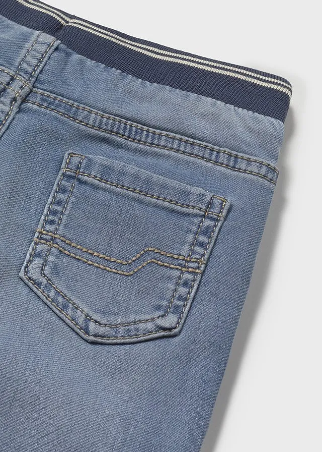 Pantalón soft denim jogger