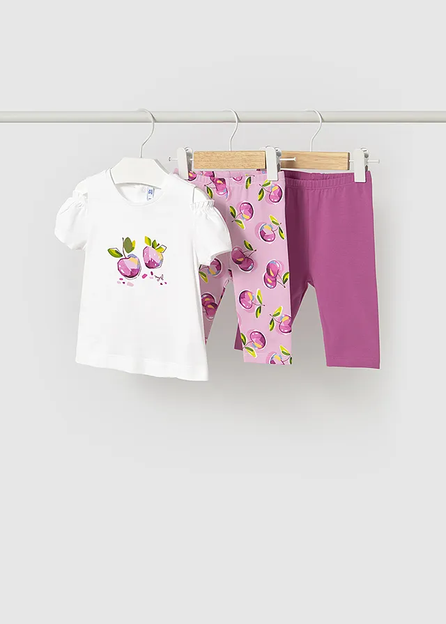 Conjunto 2 leggings cortos