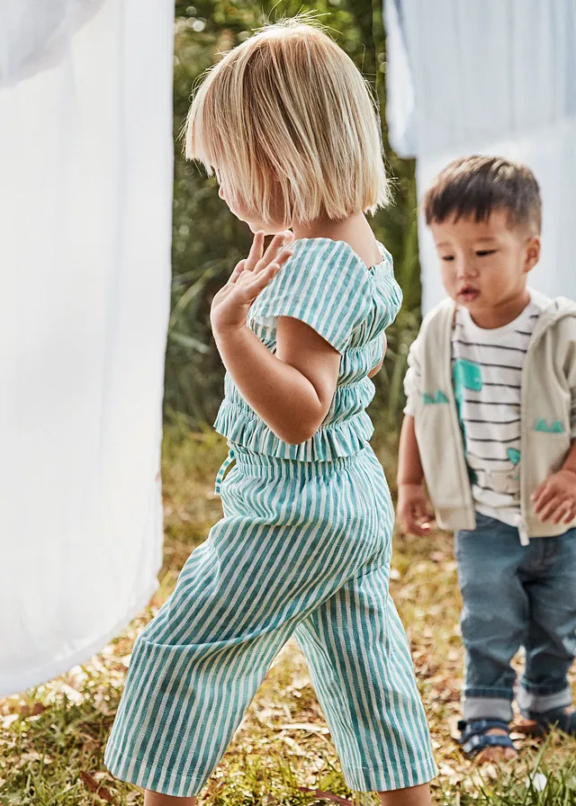 Conjunto pantalon largo