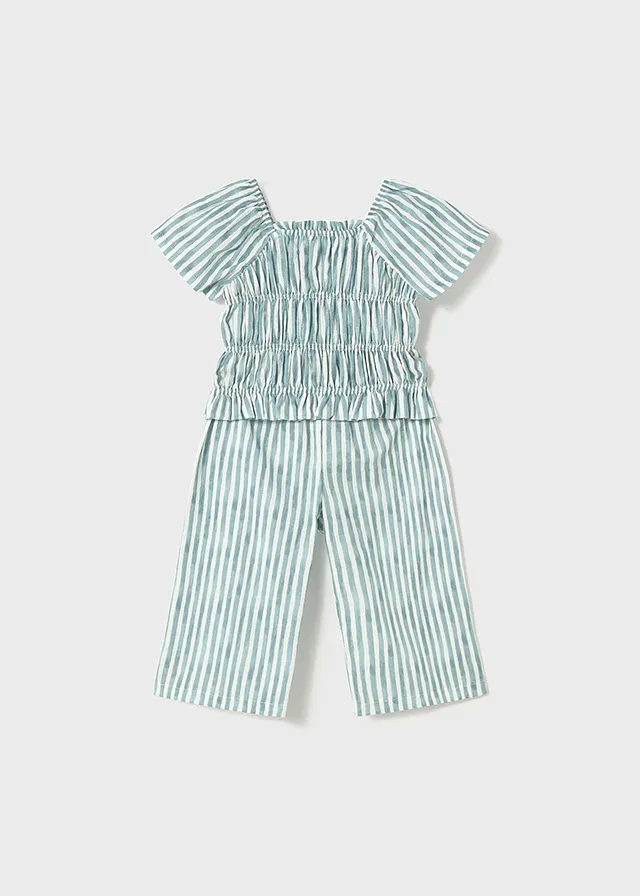 Conjunto pantalon largo