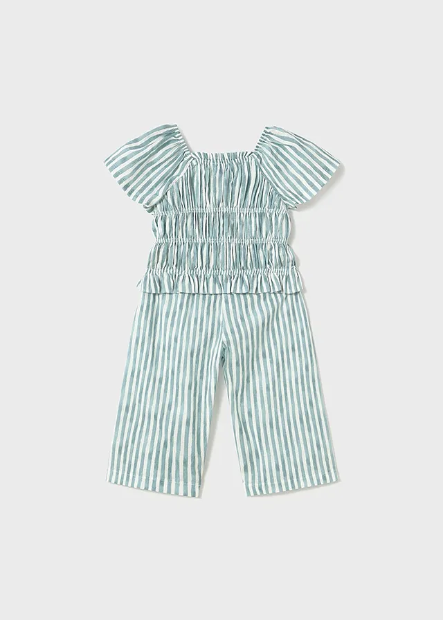 Conjunto pantalon largo