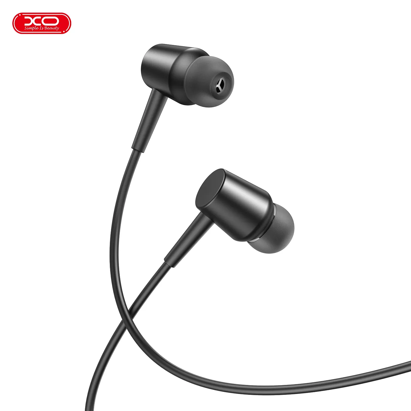 Auriculares In-Ear EP57 3.5mm 10mm Corona Negro/Blanco 1.2M TPE