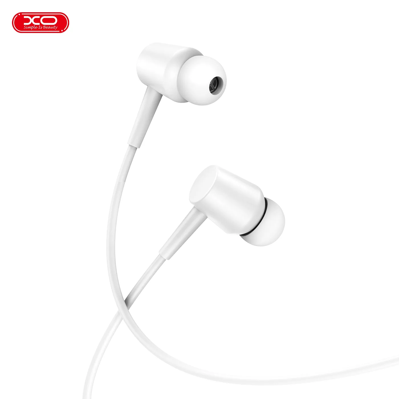 Auriculares In-Ear EP57 3.5mm 10mm Corona Negro/Blanco 1.2M TPE